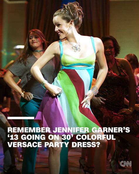 13 going on 30' dress versace|susie desanto.